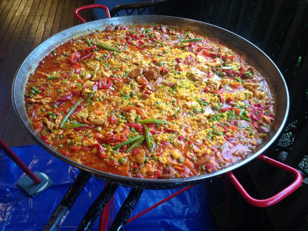 Chicken & chorizo Paella1
